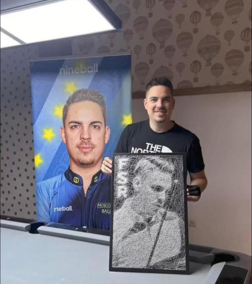 The Champion's Shot - Custom Sports String Art Portrait